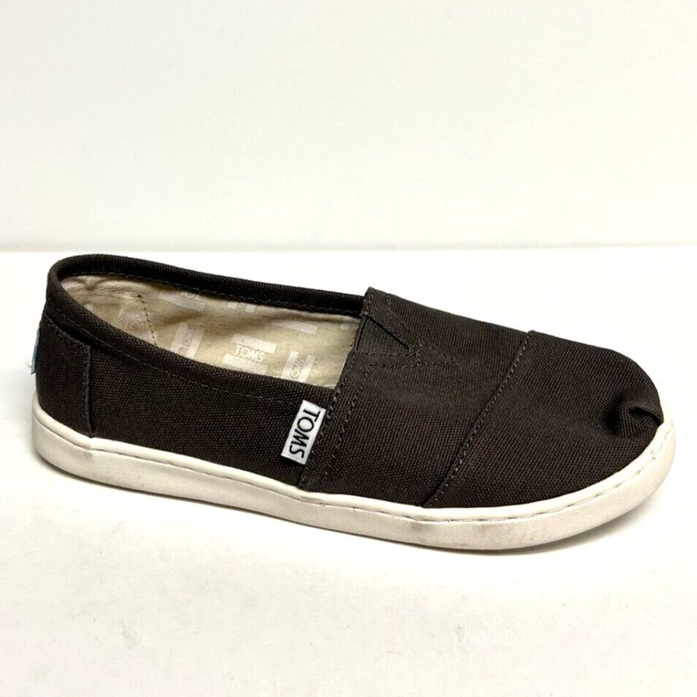 Toms Classic Ash Canvas Slip On Size 3.5 M Big Kid